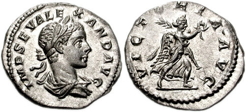 CNG: The Coin Shop. SEVERUS ALEXANDER. 222-235 AD. AR Denarius