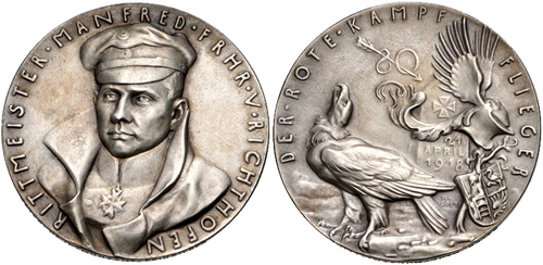 CNG: eAuction 363. GERMANY, Kaiserreich. Manfred von Richthofen