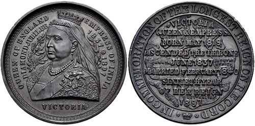 CNG: eAuction 419. HANOVER. Victoria. 1837-1901. PB Medal (70mm