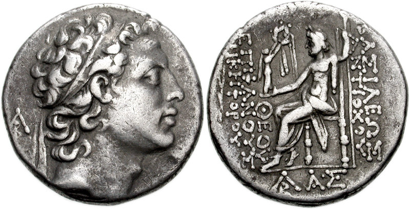 古代ギリシャ セレコウス朝 アンティオコス4世BC175-164 美術品