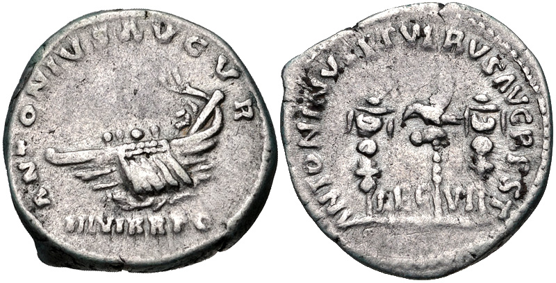 Aureliusページ CNG: eAuction 389. Marcus Aurelius & Lucius Verus. AD 161-169. AR