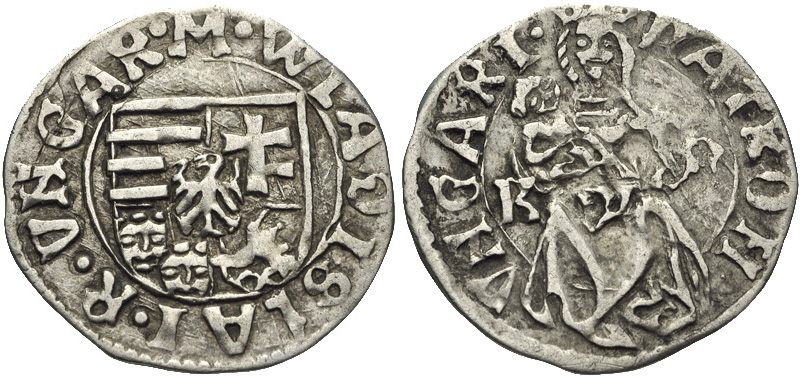 CNG: The Coin Shop. HUNGARY. Wladislaw II. 1490-1516. AR